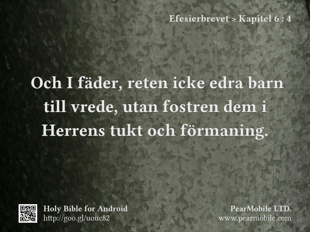 Efesierbrevet, Kapitel 6:4